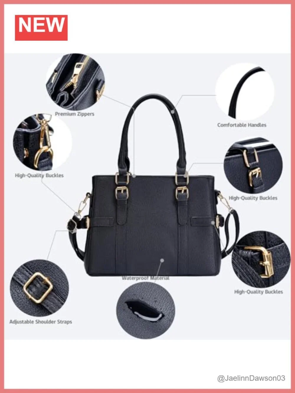 Faux Leather Women's Top Handle Satchel Purse 2-Piece Set with Wallet